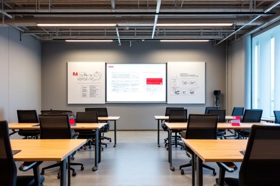 Interior of UnsteekStack's modern coaching space in Utrecht